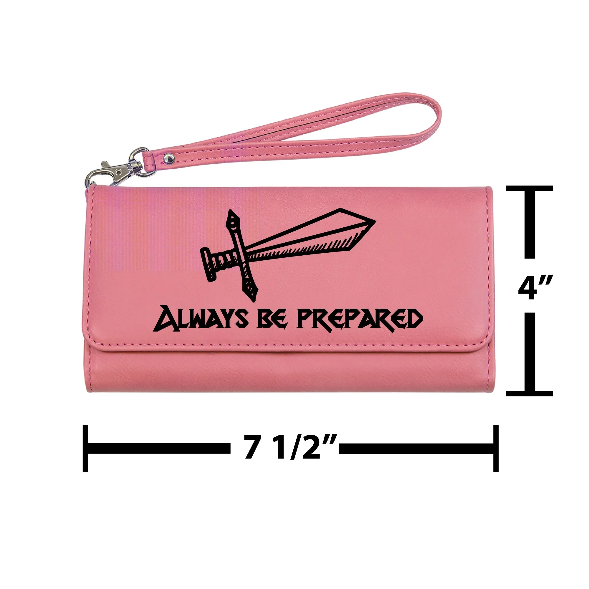 Always Be Prepared Clutch Wallet