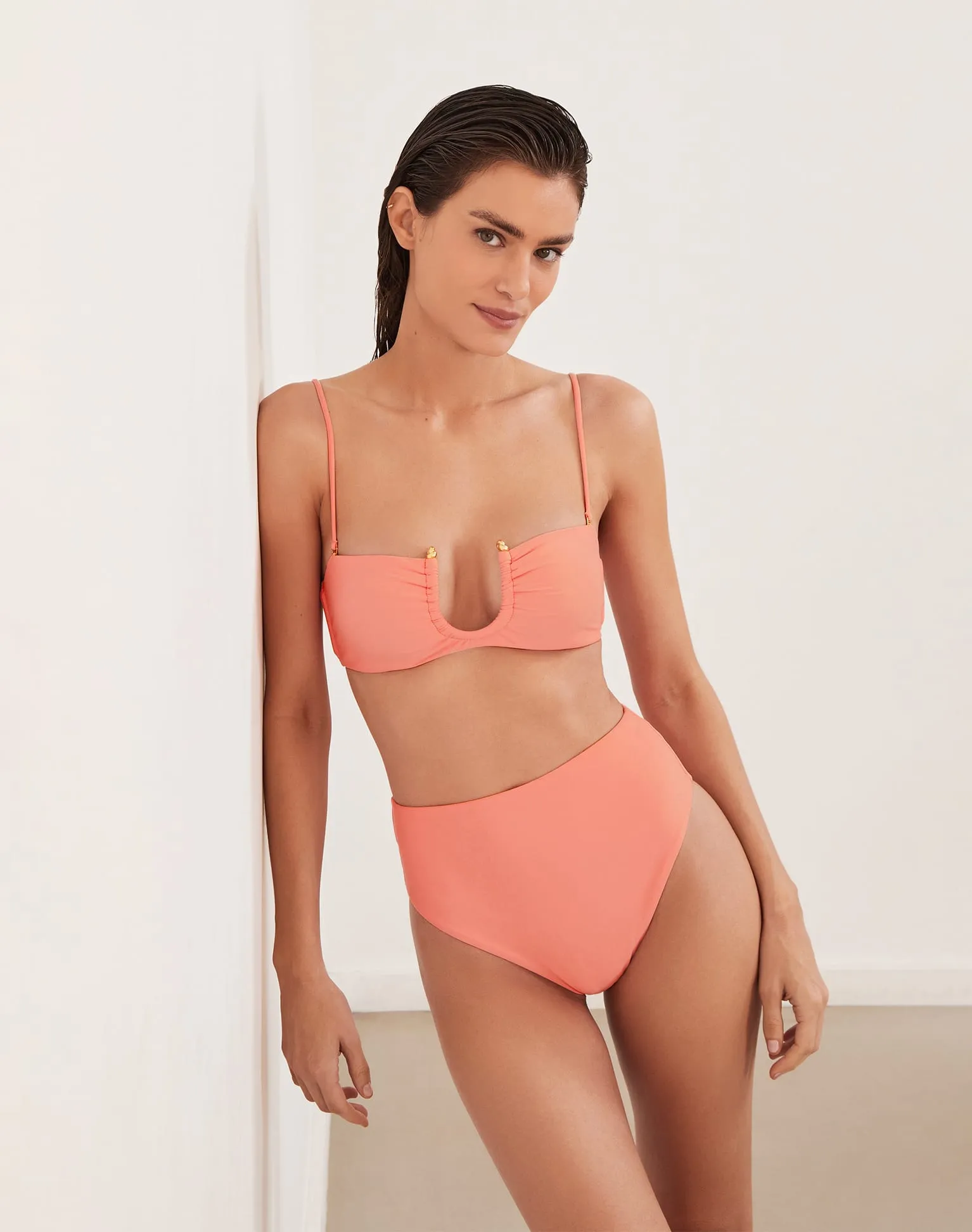 Bela Hot Pant Bottom - Peach