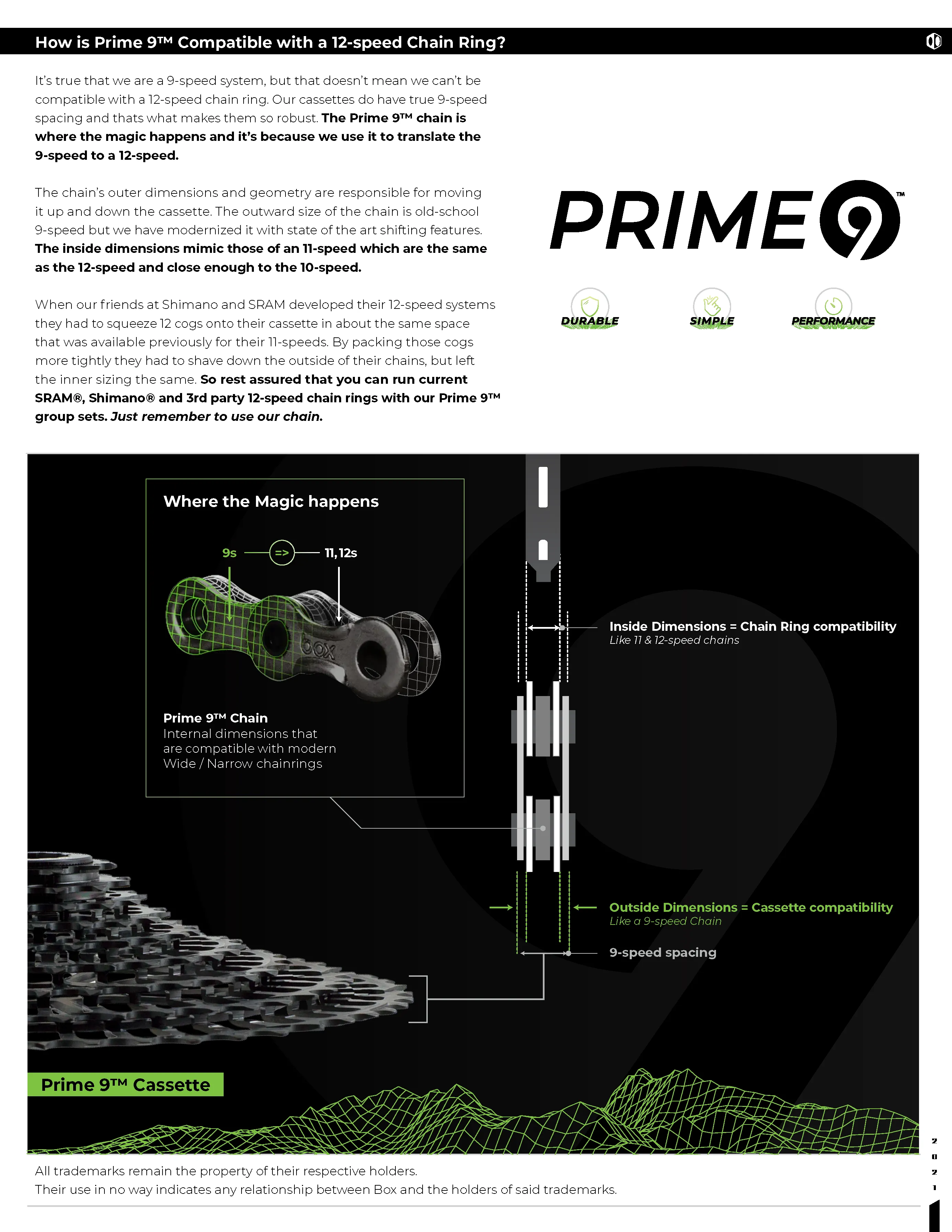 Box One Prime 9 Chain 126L DLC