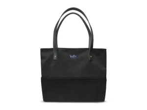 CANVAS AND SUEDE COBBLE HILL TOTE