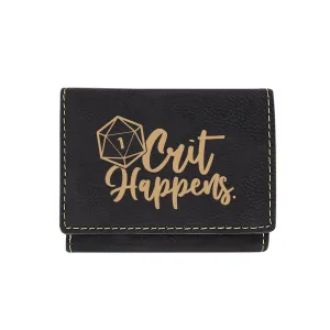 Crit Happens Trifold Wallet