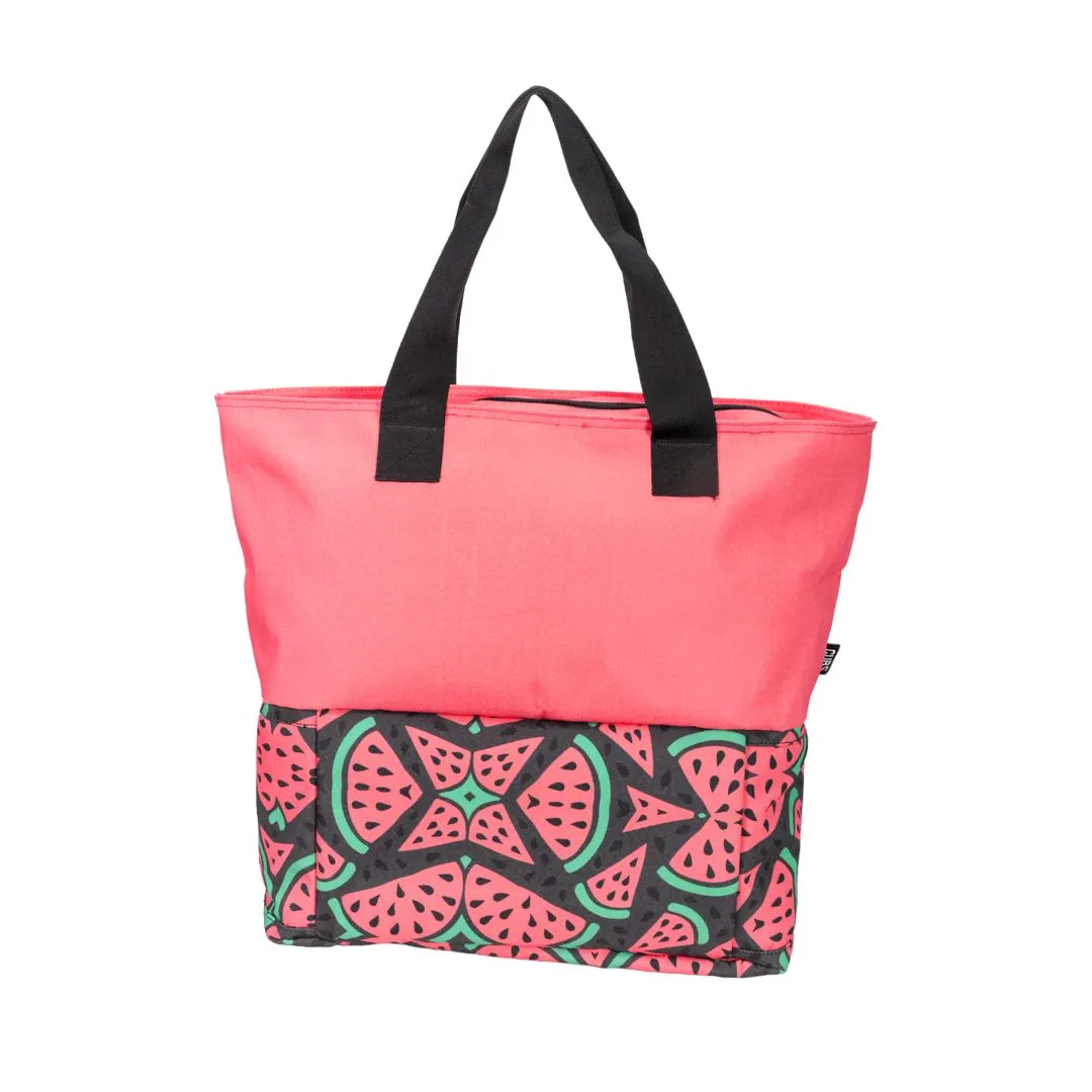 Cubs Red & Black Watermelons Tote/Cooler Bag