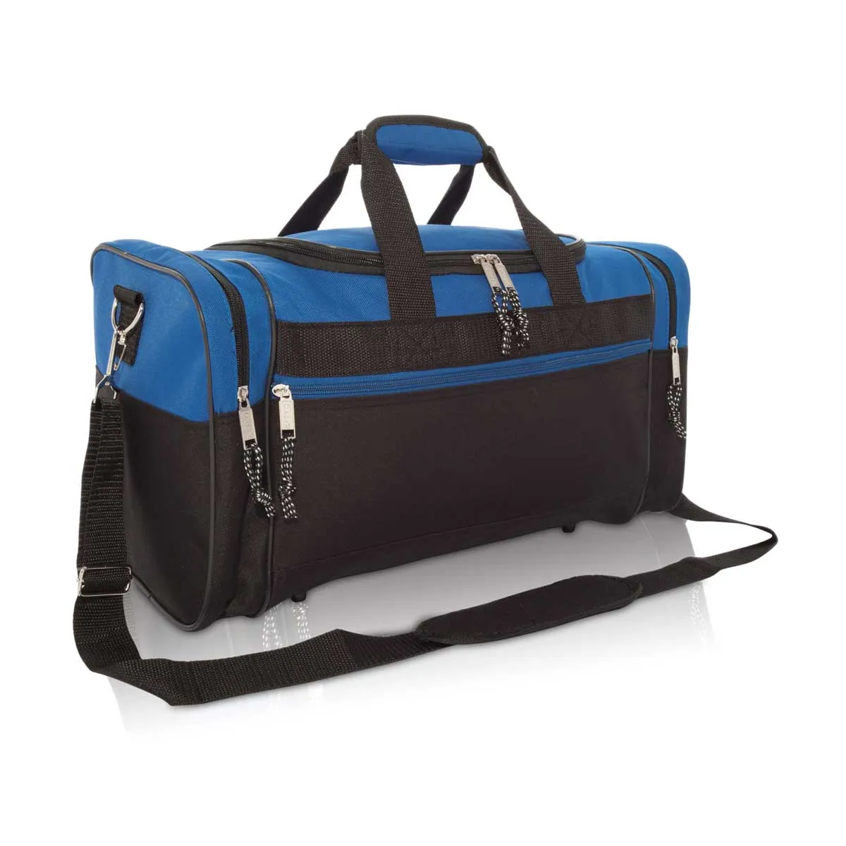 Dalix 17" Blank Duffel Bag Travel Size Sports Durable Gym Bag