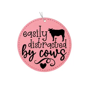 Easily Distracted By Cows Ornament