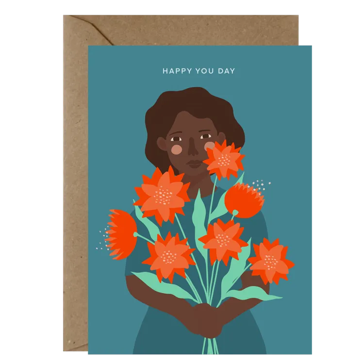 Greeting Card - Happy You Day Black Beauty