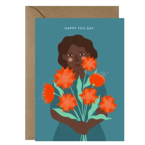 Greeting Card - Happy You Day Black Beauty