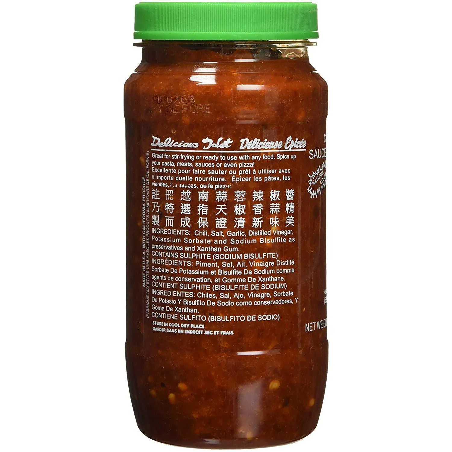 Huy Fong, Chili Garlic Sauce 481ML