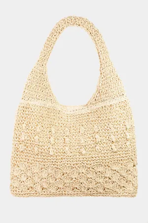 Kanas Straw Braided Tote Bag