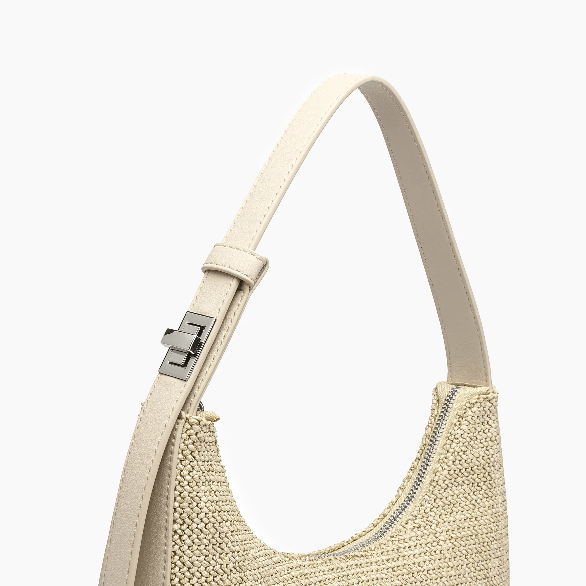 Luna Spring Straw Shoulder Bag