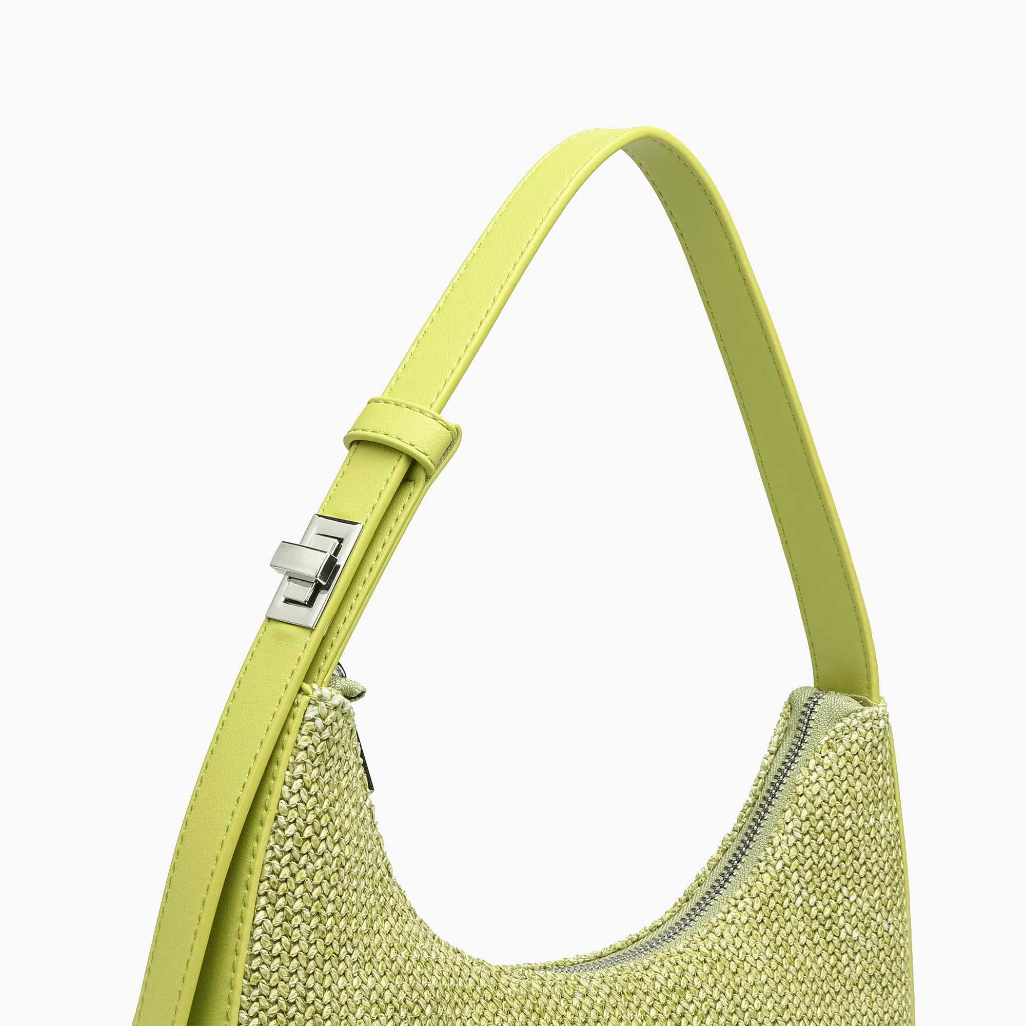 Luna Spring Straw Shoulder Bag