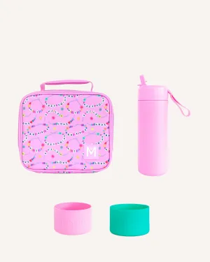 MontiiCo Medium Lunch Bag and Bottle Set - Friends Forever