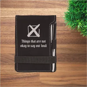 Not Okay to Say Out Loud Mini Notepad