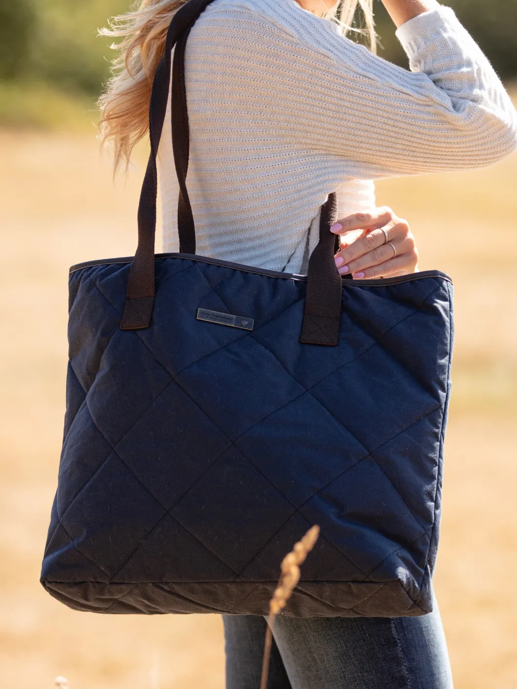 Oversized Tote Bag - Navy