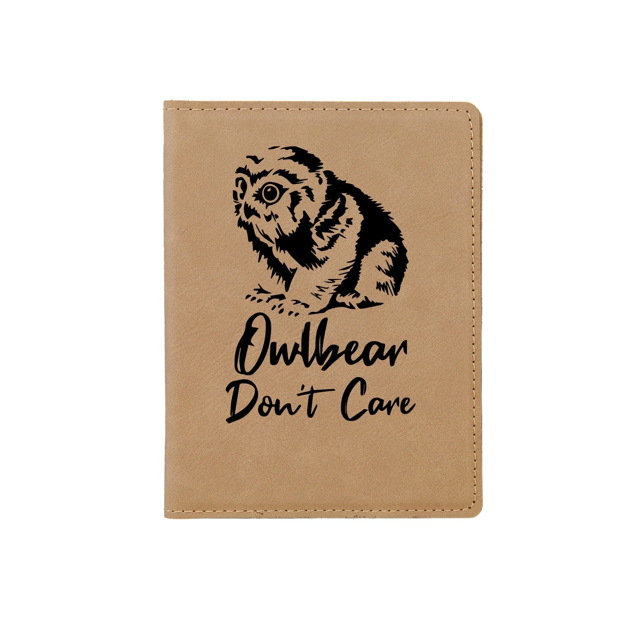 Owlbear Don't Care Passport Holder