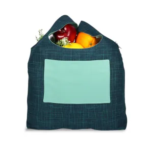 Shopping Tote Sewing Kit - Navy & Teal