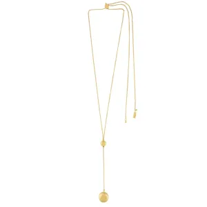 Tabitha Adjustable Ball Necklace Gold Plating