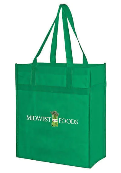 Wholesale Heavy Duty Non-Woven Grocery Tote Bag with Poly Board Insert - Y2KH131015