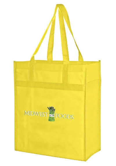 Wholesale Heavy Duty Non-Woven Grocery Tote Bag with Poly Board Insert - Y2KH131015