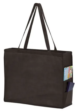 Wholesale Non Woven Over-the-Shoulder Tote Bag with Side Pockets - Y2KP20616