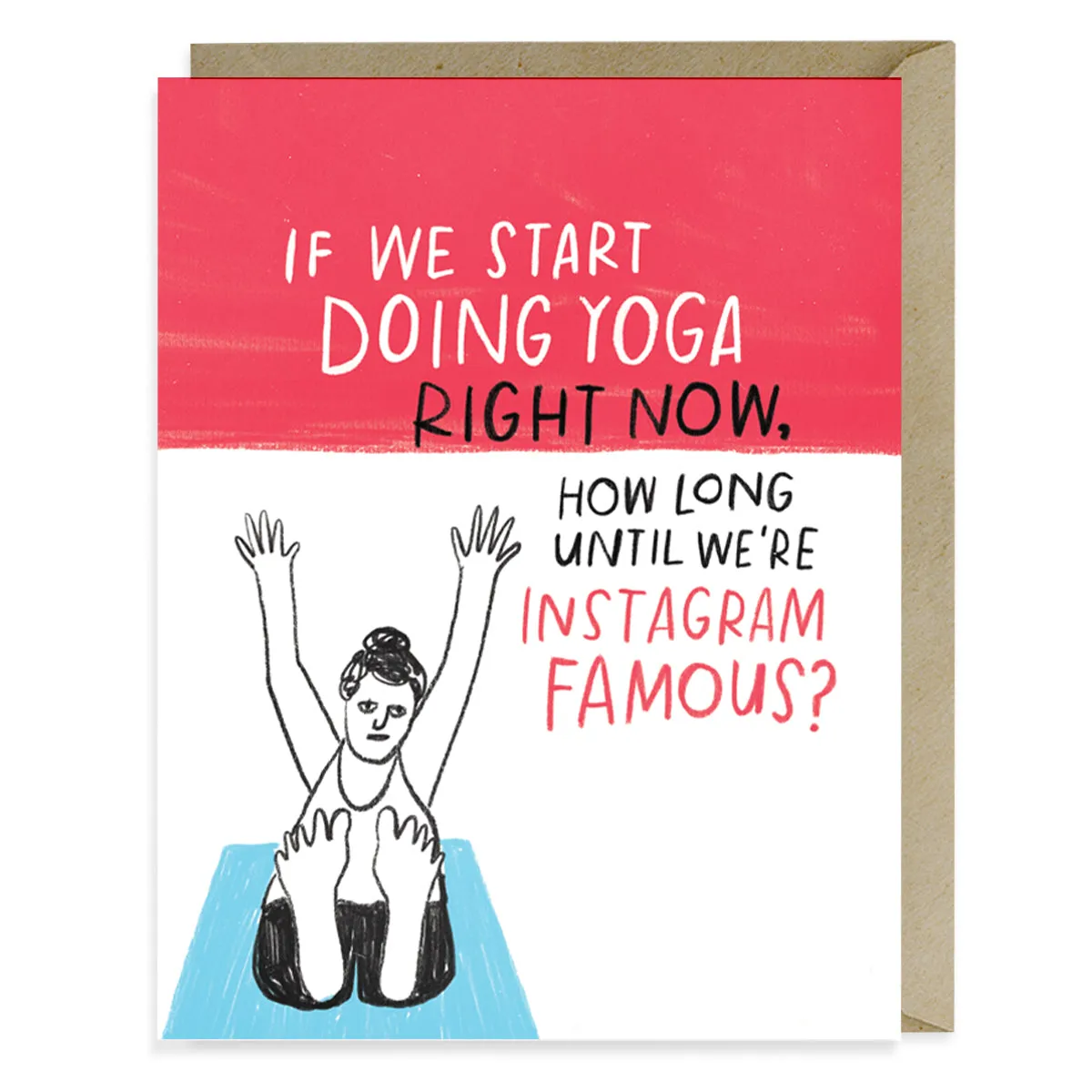 Yoga Instagram Famous Card